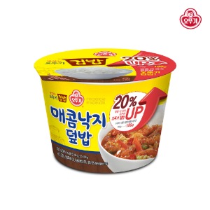 오뚜기 컵밥 매콤낙지덮밥 280g/증량 x 12개 (1BOX)